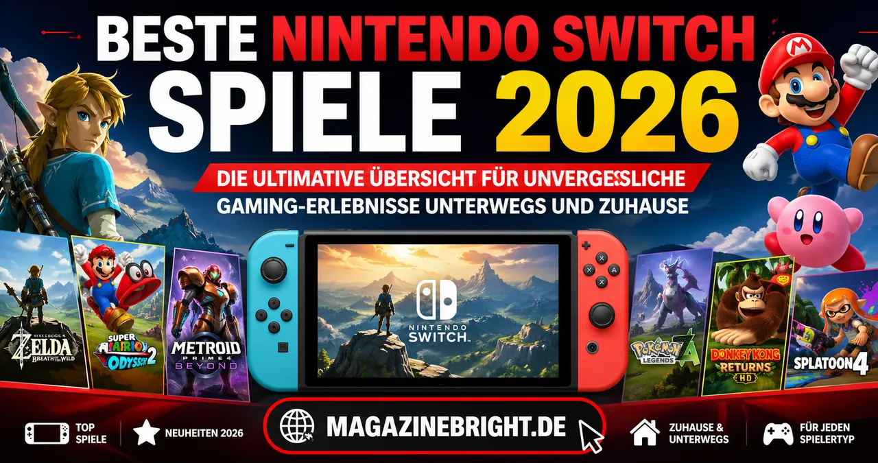 Beste Nintendo Switch Spiele 2026: Die ultimative Übersicht für unvergessliche Gaming-Erlebnisse unterwegs und zuhause