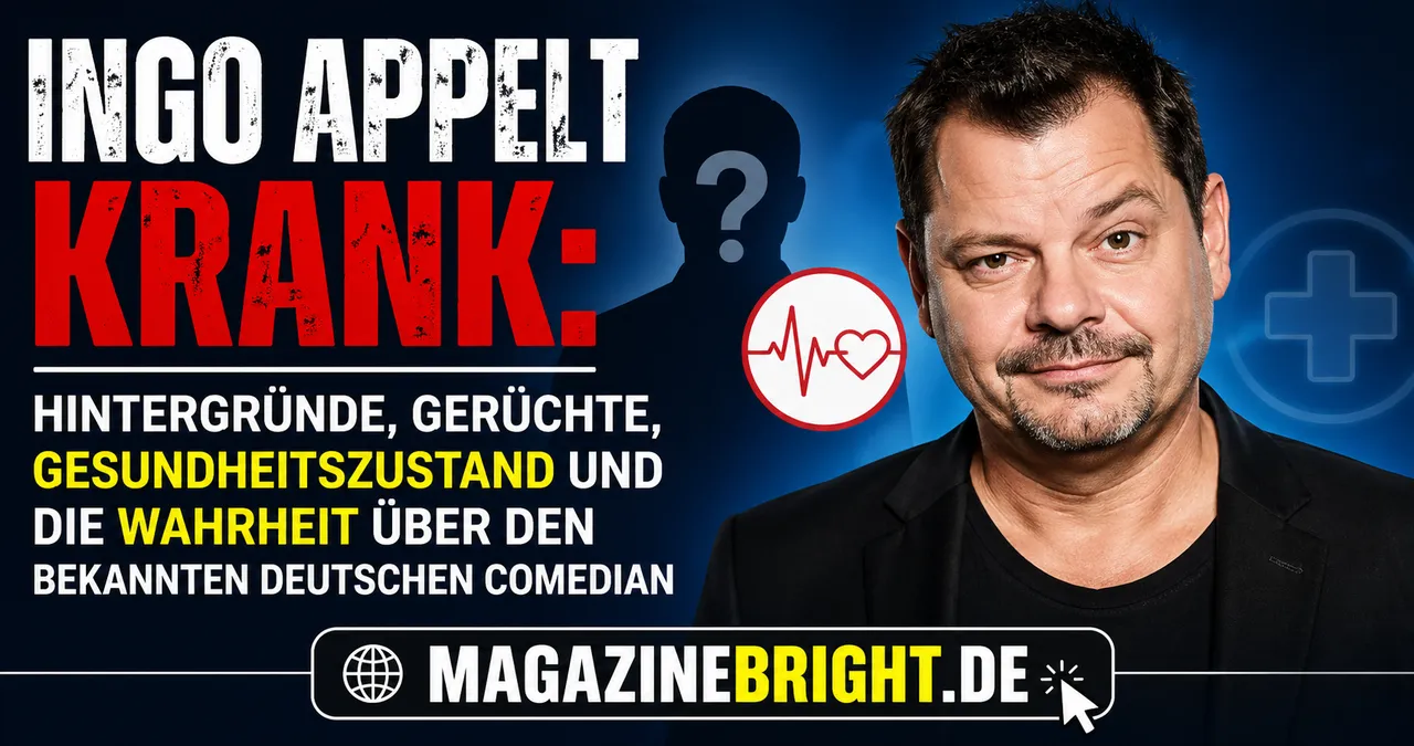 Ingo Appelt krank: Hintergründe, Gerüchte, Gesundheitszustand und die Wahrheit über den bekannten deutschen Comedian