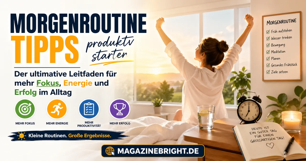 Morgenroutine Tipps produktiv starten
