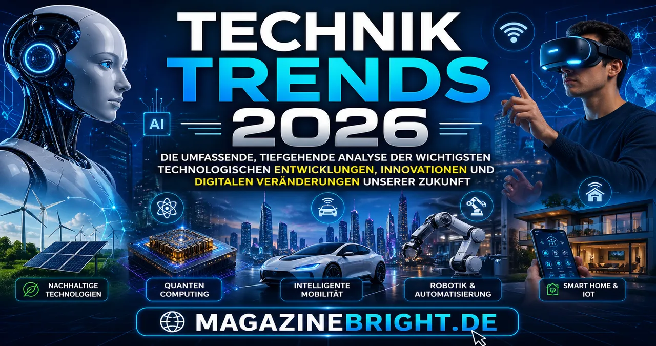 Technik Trends 2026: Die umfassende, tiefgehende Analyse der wichtigsten technologischen Entwicklungen, Innovationen und digitalen Veränderungen unserer Zukunft