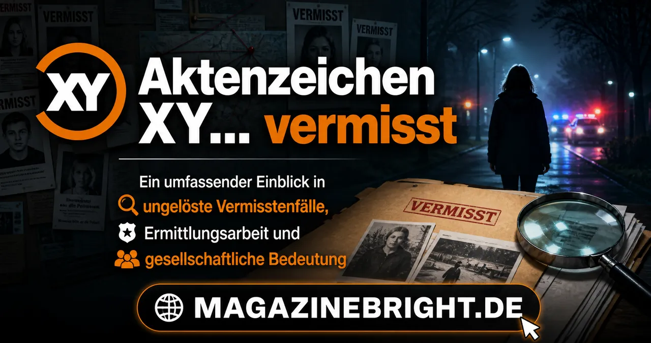 Aktenzeichen XY… vermisst: Ein umfassender Einblick in ungelöste Vermisstenfälle, Ermittlungsarbeit und gesellschaftliche Bedeutung
