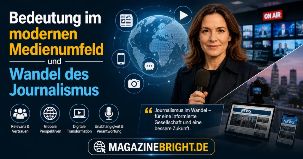 Bedeutung im modernen Medienumfeld und Wandel des Journalismus