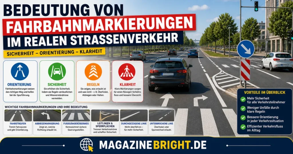 Was gilt in dieser Situation aufgrund der Fahrbahnmarkierung – Verständliche Erklärung zu Regeln, Bedeutung und typischen Verkehrssituationen im Straßenverkehr 2 Bedeutung von Fahrbahnmarkierungen im realen Straßenverkehr