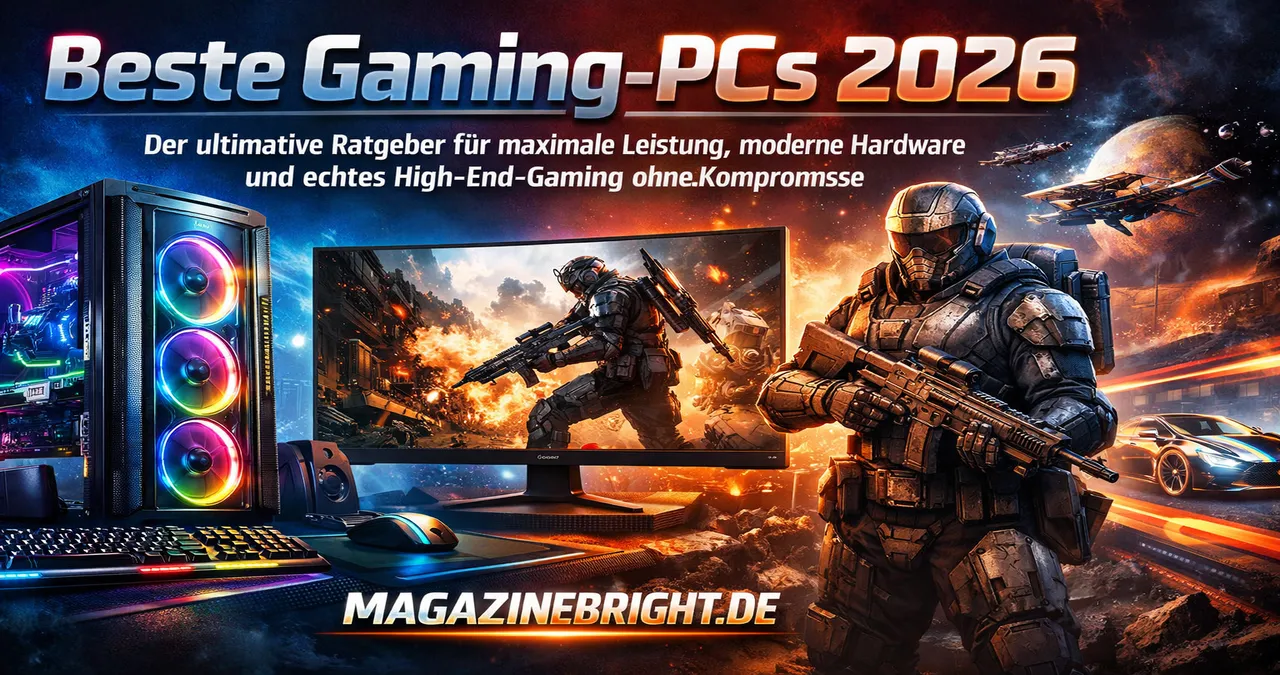 Beste Gaming-PCs 2026: Der ultimative Ratgeber für maximale Leistung, moderne Hardware und echtes High-End-Gaming ohne Kompromisse