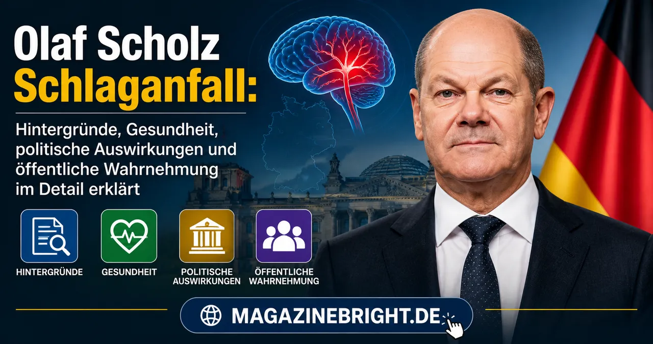 Olaf Scholz Schlaganfall: Hintergründe, Gesundheit, politische Auswirkungen und öffentliche Wahrnehmung im Detail erklärt