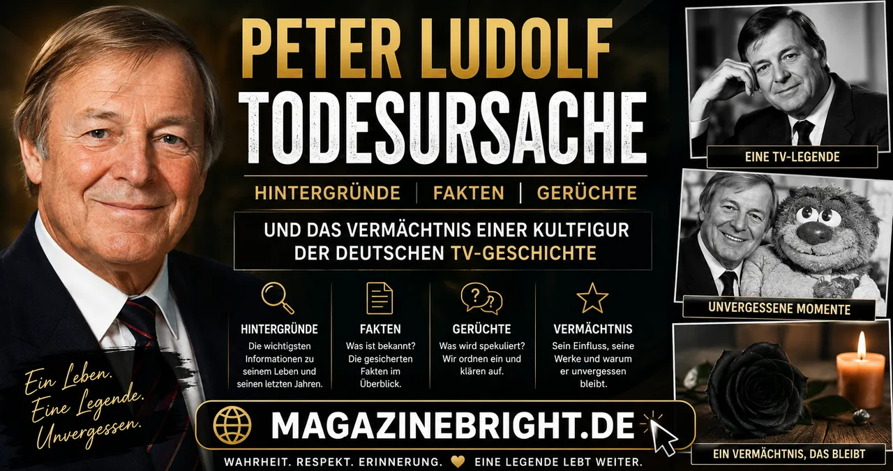 Peter Ludolf Todesursache: Hintergründe, Fakten, Gerüchte und das Vermächtnis einer Kultfigur der deutschen TV-Geschichte