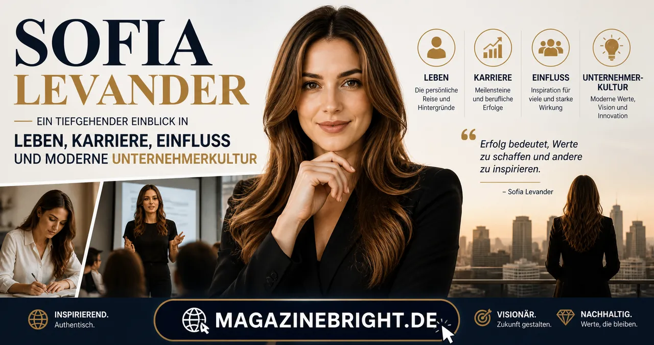 Sofia Levander – Ein tiefgehender Einblick in Leben, Karriere, Einfluss und moderne Unternehmerkultur