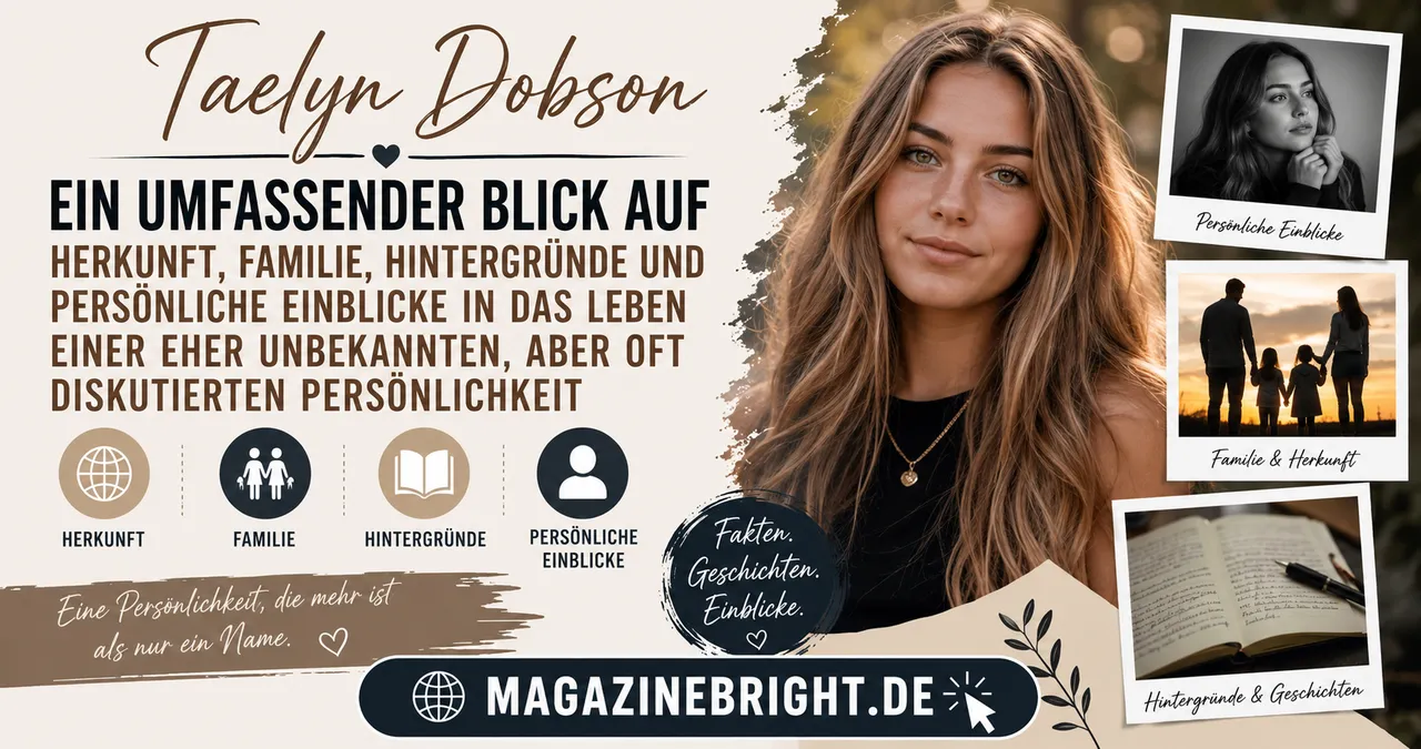 Taelyn Dobson – Ein umfassender Blick auf Herkunft, Familie, Hintergründe und persönliche Einblicke in das Leben einer eher unbekannten, aber oft diskutierten Persönlichkeit