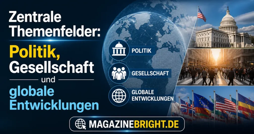 Zentrale Themenfelder Politik, Gesellschaft und globale Entwicklungen
